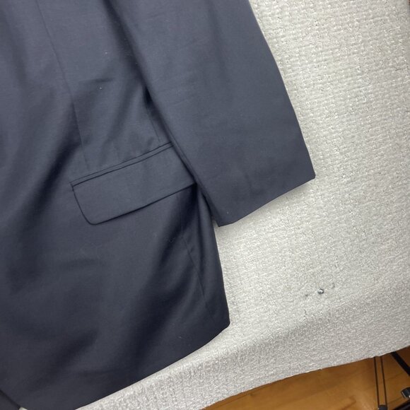 Jos. A. Bank Butt Traveler Mens 50R Dark Blue Wool Blazer Sport Coat Jacket Read - Picture 7 of 16